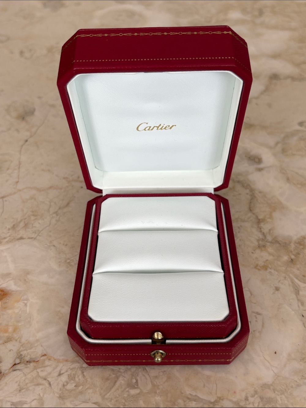 Authentic Cartier Double Wedding Rings Box